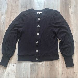 Status by Chenault Black Cardigan